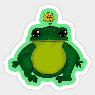 Miss Daisy frog Sticker